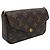 Louis Vuitton Borsa a tracolla Monogram Felicie Strap and Go Multicolore - vista 3