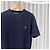 Brunello Cucinelli T-shirt in cotone a maniche corte girocollo Navy (XL) Blu - vista 4