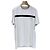 Brunello Cucinelli T-shirt a maniche corte e girocollo in cotone a righe (grade/XL) Bianco