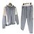 Brunello Cucinelli Set Pantaloni e Felpa con Cappuccio e Zip in Cotone Training Grigio Marrone