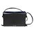 Céline Borsa a tracolla Trio Flap Logo dorato Nero