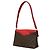 Bolsa de Ombro Louis Vuitton Monogram Saint Michel Marrom Vermelho - vista 2