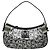 Borsa Salvatore Ferragamo Logo AU-21 Marrone Nero Argento