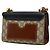 Borsa a mano Gucci GG Supreme Borsa a tracolla con catena Marrone Nero - vista 2