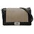 Borsa a tracolla Chanel Coco Mark Boy Chain Nero Beige