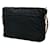 Borsa a tracolla con catena e placca logo Triangle Prada Nero D'oro - vista 2