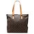 Borsa a tracolla Louis Vuitton Monogram Cabas Mezzo Marrone