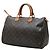 Borsa Boston Louis Vuitton Monogram Speedy 35 Marrone - vista 2