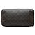 Borsa Boston Louis Vuitton Monogram Speedy 35 Marrone - vista 3