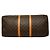 Borsa Boston Louis Vuitton Monogram Keepall 55 Marrone - vista 3
