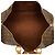 Borsa Boston Louis Vuitton Monogram Keepall 55 Marrone - vista 9