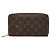 Cartera Larga Louis Vuitton Monogram Zippy Organizer Castaño