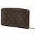 Cartera Larga Louis Vuitton Monogram Zippy Organizer Castaño - vista 2