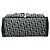Borsa Tote Christian Dior Dior Trotter Marrone Nero - vista 3