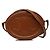 Céline Borsa a tracolla e spalla Celine Triomphe Oval Purse Cuir Marrone