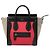 Céline Celine Luggage Nano Shopper Handbag Brown Black Red