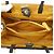 Borsa a spalla 2-Way Fendi Toujours Marrone Nero Bianco Giallo - vista 9