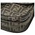 Borsa a tracolla Fendi Zucca Marrone - vista 4