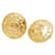 Orecchini rotondi Chanel Coco Mark D'oro