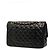 Borsa a tracolla Chanel Coco Mark Matelassé Double Flap con catena Nero - vista 2