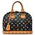 Borsa a mano Louis Vuitton Monogram Multicolor Alma Nero