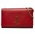Borsa a tracolla con catena Saint Laurent Kate Rosso D'oro