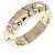 Bulgari Anello a fascia Bvlgari in oro bianco e oro giallo