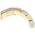 Bulgari Anello a fascia Bvlgari in oro bianco e oro giallo - vista 4