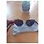 Gafas de sol Christian Dior Wildly Dior Blanco Azul Púrpura - vista 4