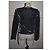Hugo Boss Maglia nera a maniche lunghe con scollo a V Nero Argento - vista 3