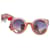Fendi FF 0137/S Sonnenbrille Pink Orange Metallisch  - Ansicht 1