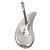 Orecchini a lobo Teardrop in platino Tiffany & Co. - vista 5