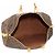 Borsa Louis Vuitton Keepall Bandouliere 55 Monogram Monogramma - vista 6