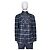 JOOP! Herren-Blazer mit Karomuster und abnehmbarer Steppweste Schwarz Blau Grau