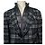 JOOP! Herren-Blazer mit Karomuster und abnehmbarer Steppweste Schwarz Blau Grau - Ansicht 4