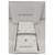 Serviette Givenchy en coton blanc  - vue 2