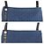 Bulgari Borsa a tracolla Bvlgari Logomania Nero Blu - vista 5