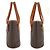Céline Borsa Tote/Borsa a tracolla Celine Macadam in pelle marrone - vista 7