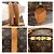 Borsa Boston Louis Vuitton Monogram Keepall 55 Marrone Monogramma - vista 6