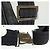 Gancini Salvatore Ferragamo Sling Bag aus schwarzem Canvas - Ansicht 4