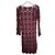 Vestido de crochet Prada espalda descubierta Roja Burdeos
