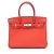 Hermès Borsa Hermes Birkin 30 in pelle Togo rossa Rosso