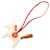 Hermès Hermes Rodeo PM Clé Sesame Charm Marrone Bianco  - vista 1