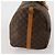 LOUIS VUITTON Monogram Keepall Bandouliere 55 Borsa Boston M41414 LV Auth 193973 Monogramma - vista 4