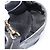 Borsa a Tracolla Coach in Pelle 2way Nera Tono Oro Auth 195478A Nero - vista 26