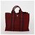 Hermès Borsa HERMES Fourre Tout in cotone 5 Set Nero Rosso Blu Navy Auth BA14521 - vista 17