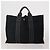 Hermès Borsa HERMES Fourre Tout in cotone 5 Set Nero Rosso Blu Navy Auth BA14521 - vista 2
