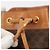 Céline Borsa a Tracolla CELINE Macadam Canvas PVC Pelle Marrone Oro Auth 194254A D'oro - vista 10