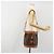 Céline Borsa a Tracolla CELINE Macadam Canvas PVC Pelle Marrone Oro Auth 194254A D'oro - vista 25