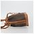 Céline Borsa a Tracolla CELINE Macadam Canvas PVC Pelle Marrone Oro Auth 194254A D'oro - vista 4